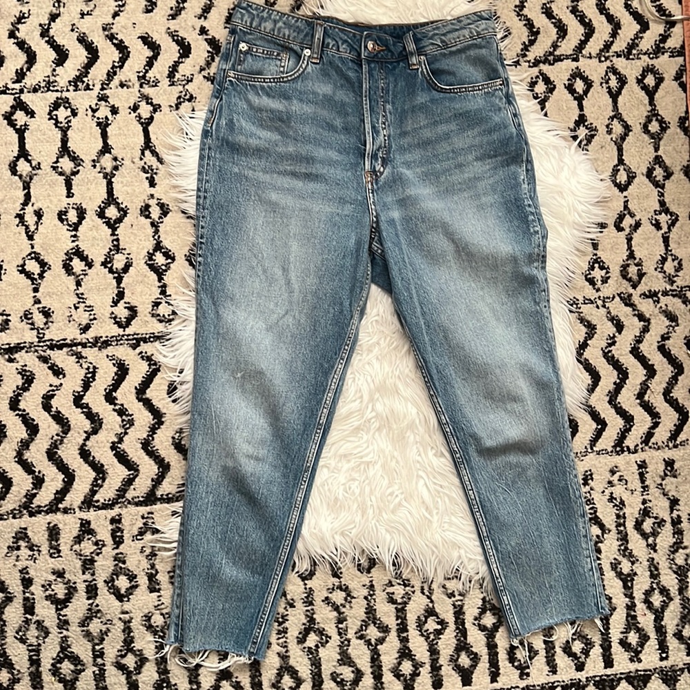 H&M high waisted mom jeans